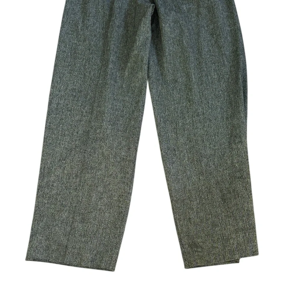 NEW Claudie Pierlot Paris High Waisted Pleated Trousers Pants in Molten Gray - 4